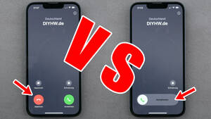 iphone anrufbildschirme unterschied