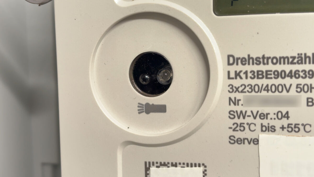 Digitaler Stromzähler Fotodiode