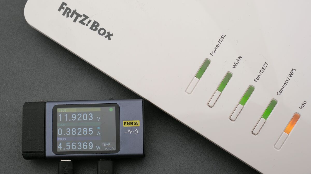FritzBox startet