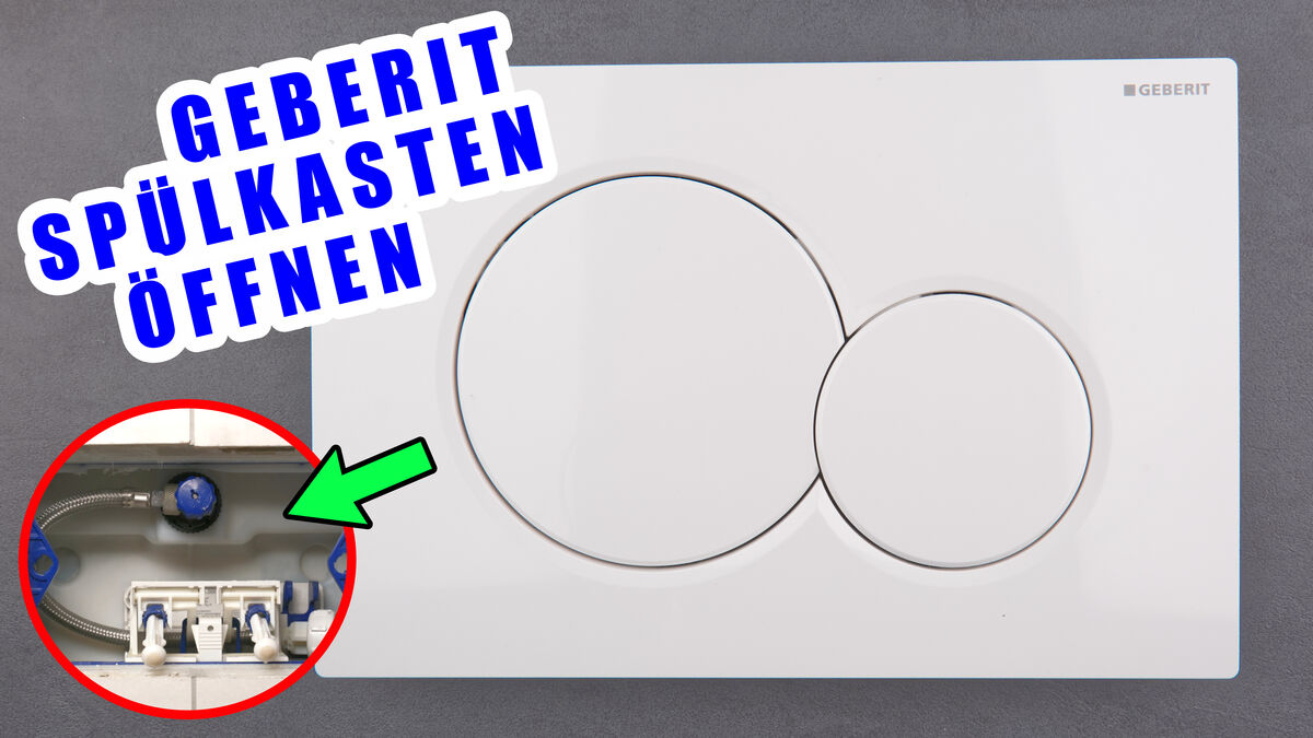 Geberit Spülkasten öffnen