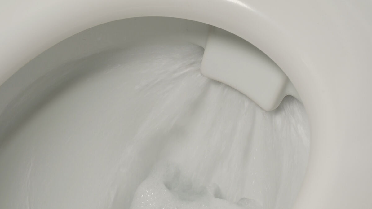 Toilettenspülung funktioniert