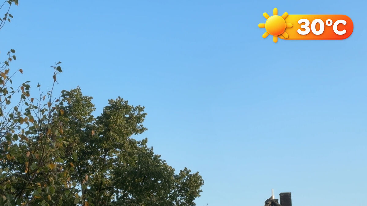  Sommer bei 30°C Außentemperatur