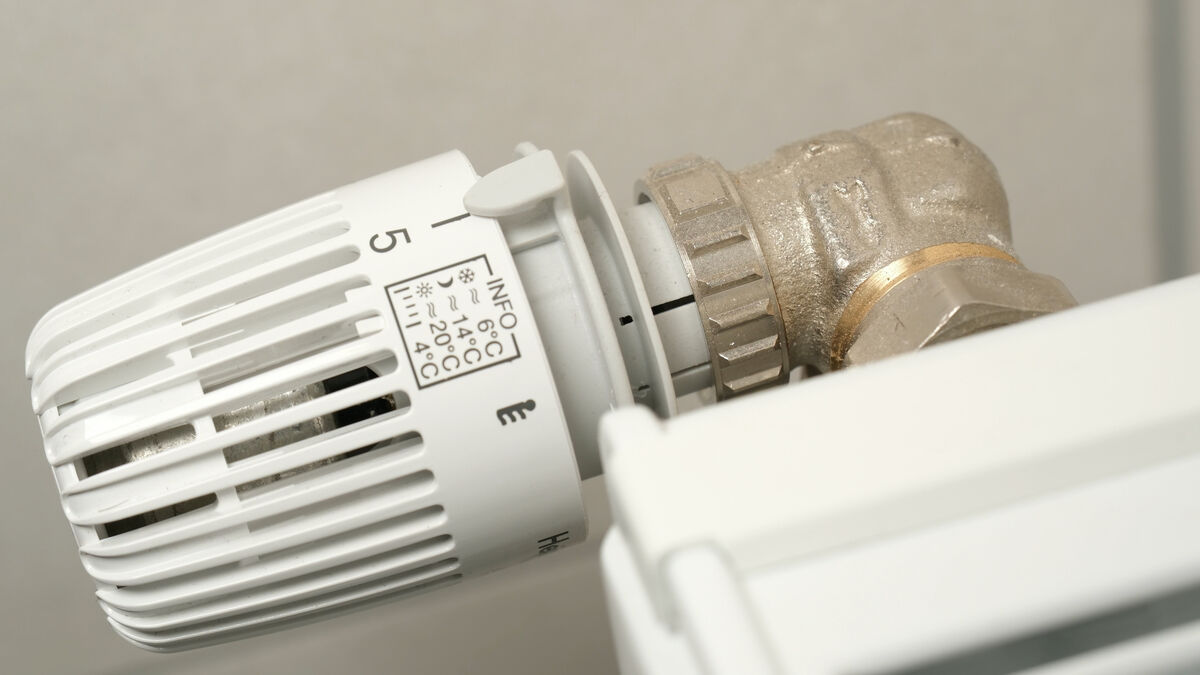 Heimeier Heiungzungsregler auf Stufe 5