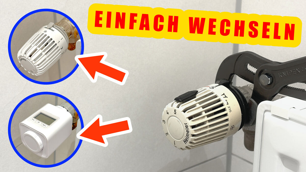 Heizungsthermostat wechseln – gegen analog oder digital