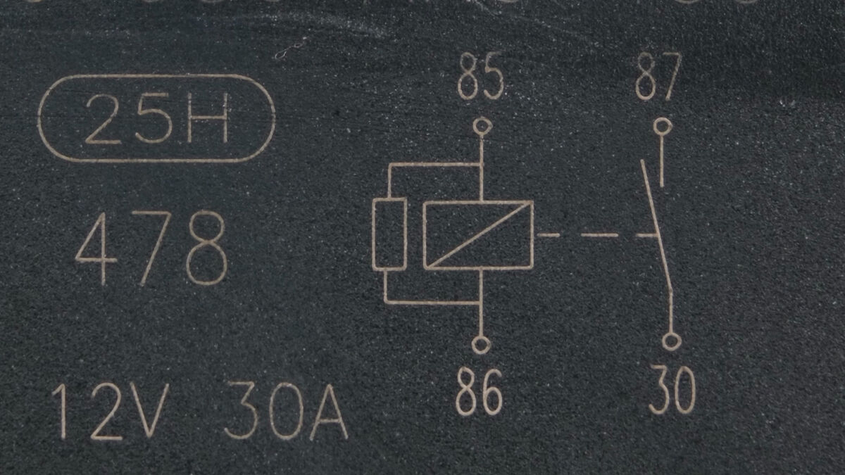 Bosch 4-Pin-Minirelais Schaltbild Bosch 4-Pin-Minirelais Schaltbild
