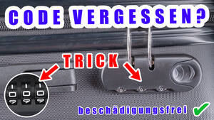 koffer zahlenschloss vergessen