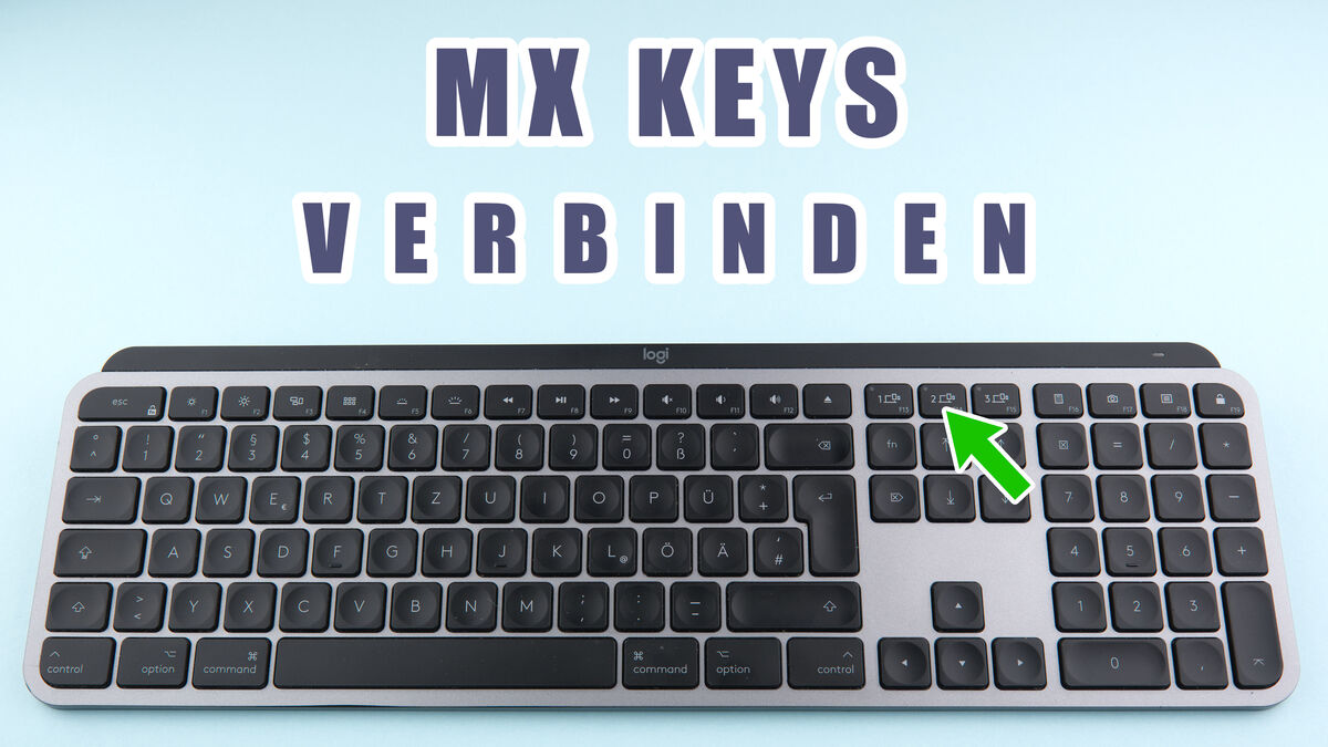 Logitech MX Keys verbinden Logitech MX Keys verbinden