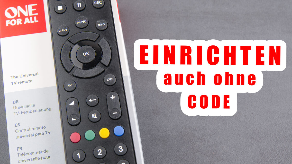 One for All Contour einrichten One for All Contour einrichten