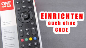 one for all contour einrichten