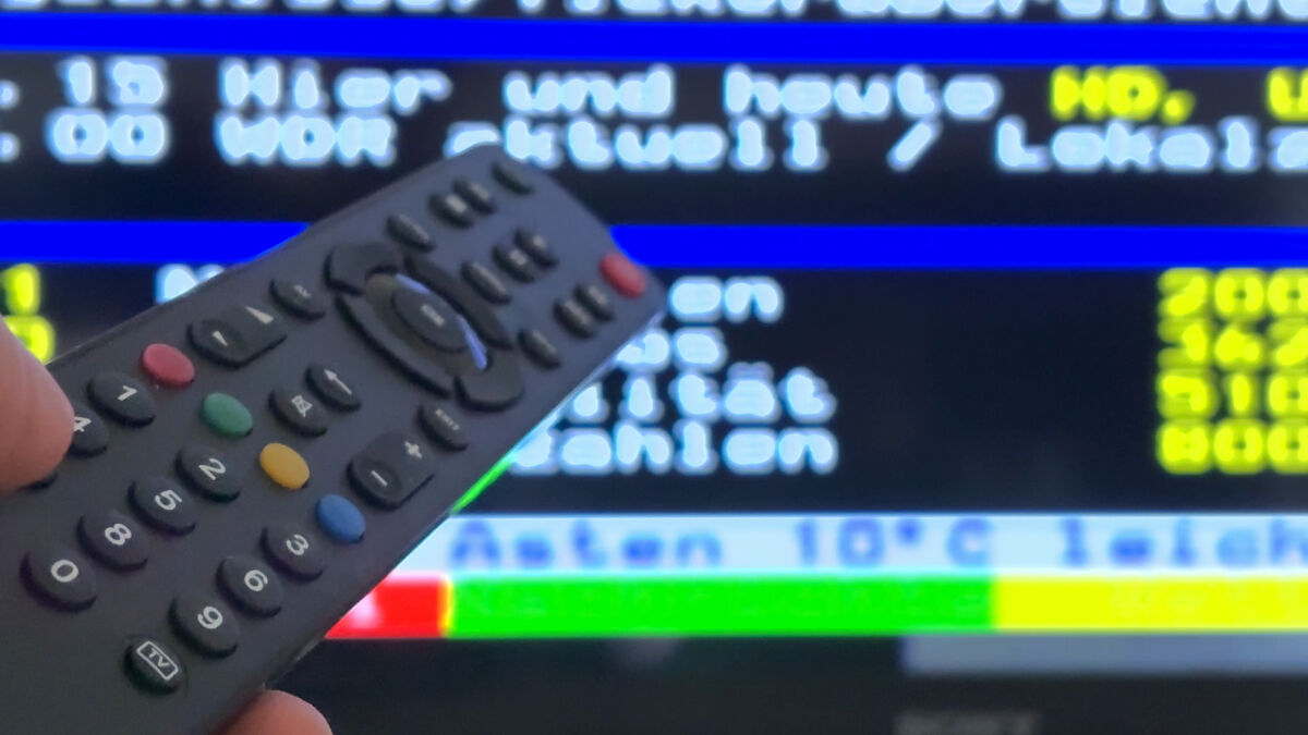 One for All Videotext aufrufen One for All Videotext aufrufen