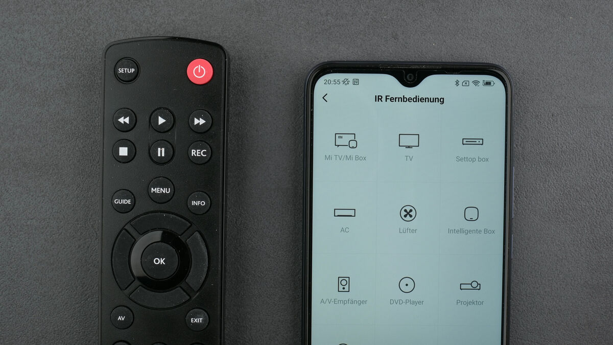 Smartphone TV-Remote (IR-Blaster) Smartphone TV-Remote (IR-Blaster)