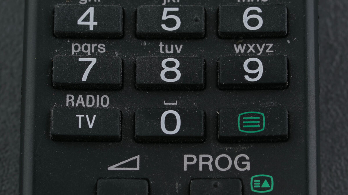 Videotext-Taste auf der Sony-Fernbedienung Videotext-Taste auf der Sony-Fernbedienung