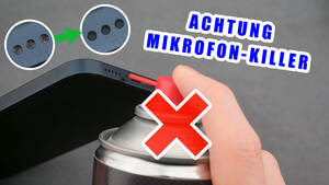 smartphone mikrofon lautsprecher reinigen