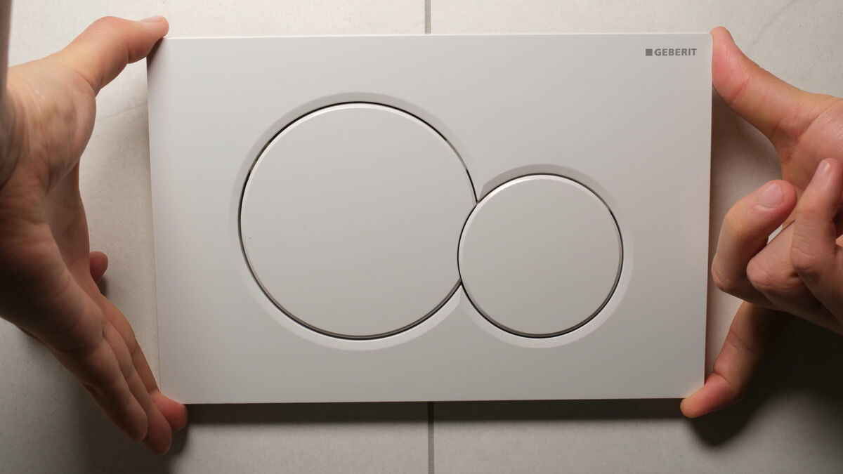 Geberit Spülkasten Drückerplatte abnehmen