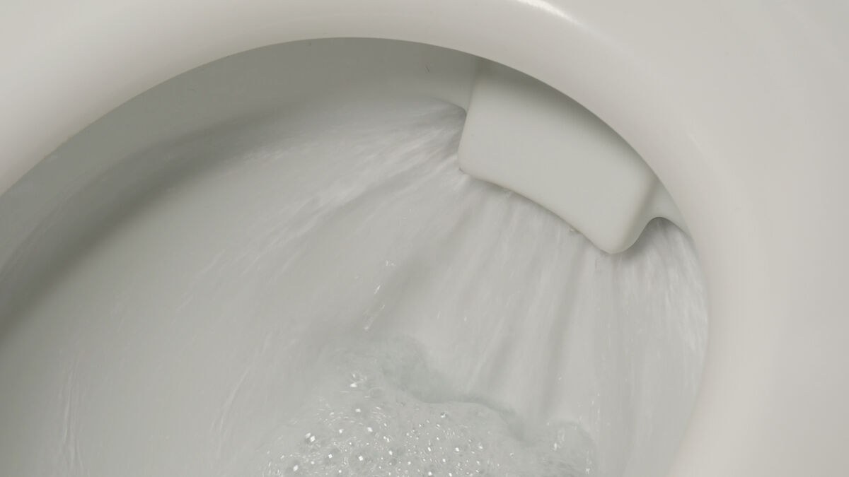Spülkasten freispülen