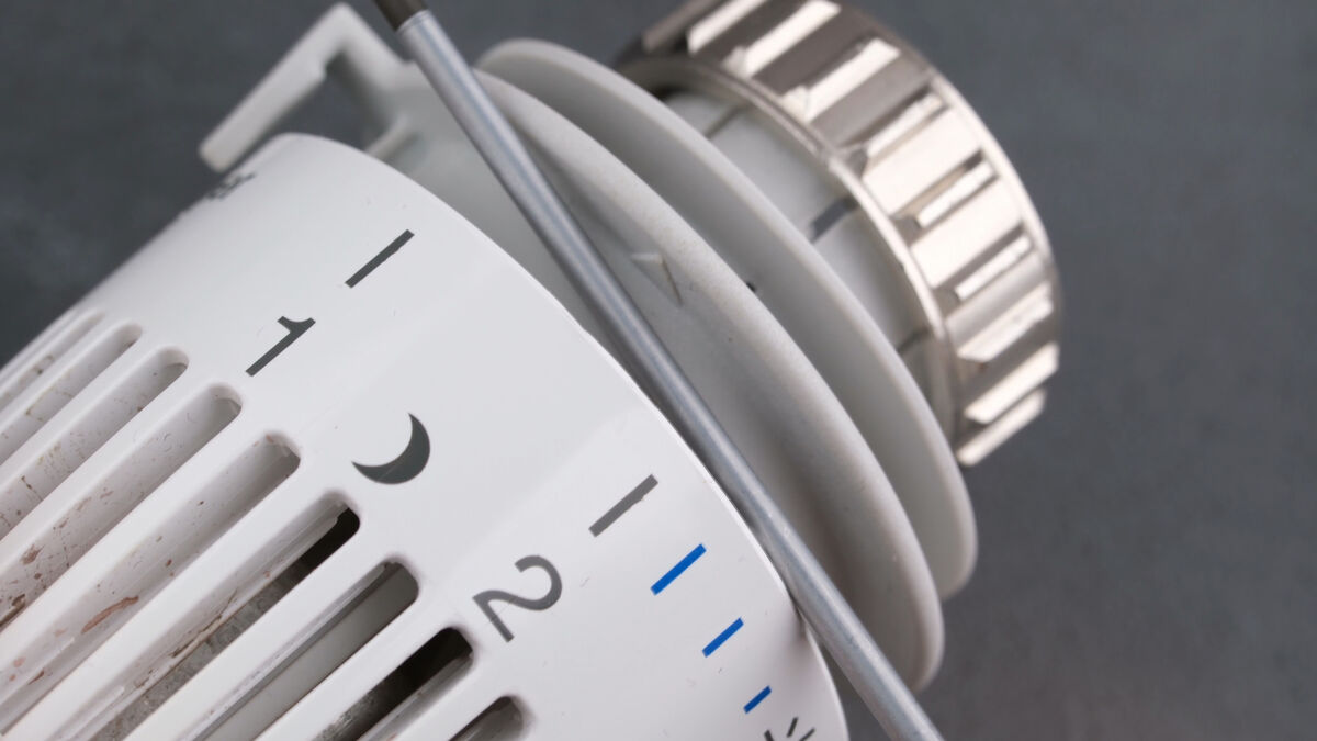 Thermostat Skalenring abnehmen mit Schraubendreher Thermostat Skalenring abnehmen mit Schraubendreher