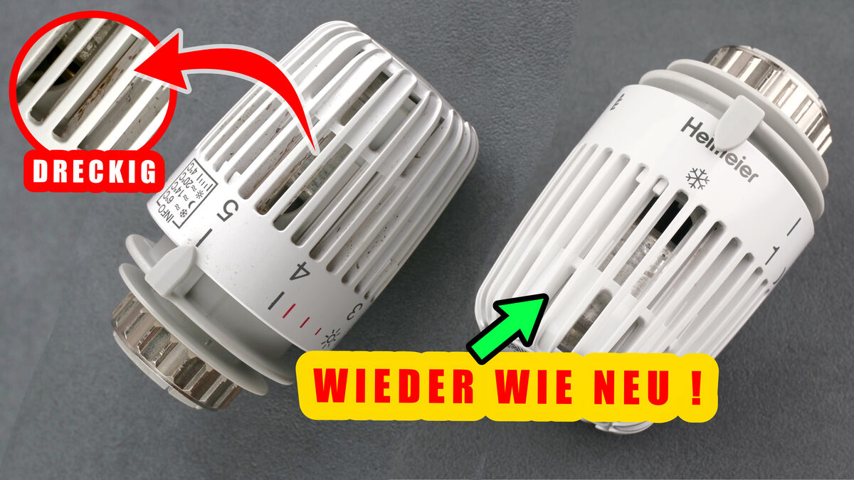 Heimeier-Thermostatkopf reinigen & leichtgängig machen Heimeier-Thermostatkopf reinigen & leichtgängig machen