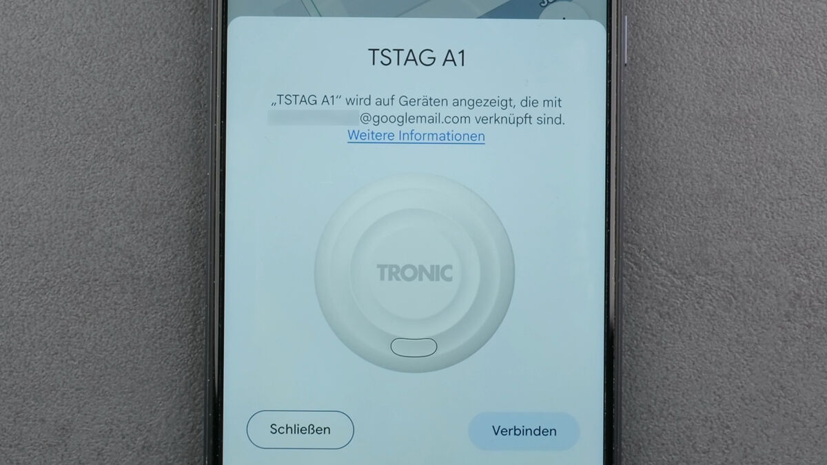 TRONIC Smart Tag Finder lässt sich wieder verbinden TRONIC Smart Tag Finder lässt sich wieder verbinden