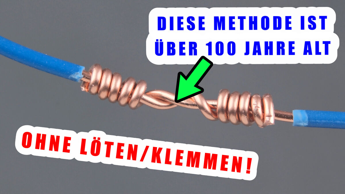 Kabel verbinden ohne Löten