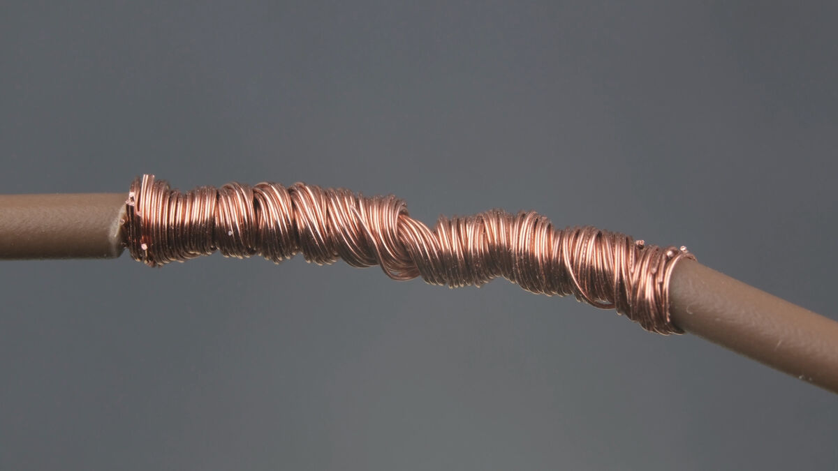 Western-Union-Splice mit Litzen